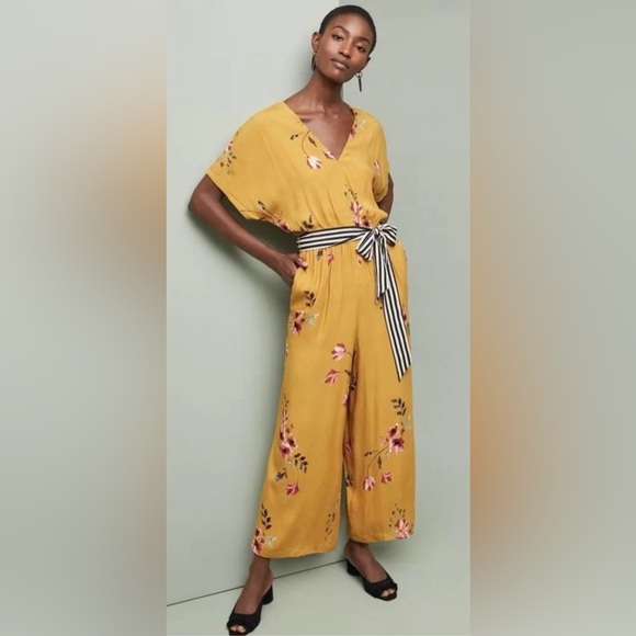 Anthropologie Corey Lynn Calter Floral Jumpsuit S new nwt - Picture 1 of 12